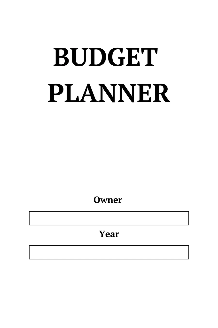 Money & Budget preview